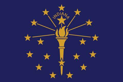 indiana state flag